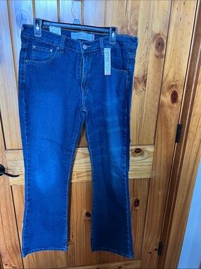 Levi's Women's Dark Blue Stretch Bootcut Jeans
